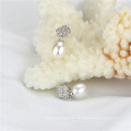Fancy Fashion White Pearl Earrings AAA Drop 8-9mm Beautiful Pearl Earring